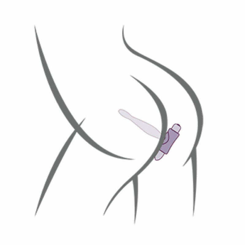 ROCKS- OFF - PETITE SENSATIONS TEAZER ANAL PLUG VIBRATOR PURPLE