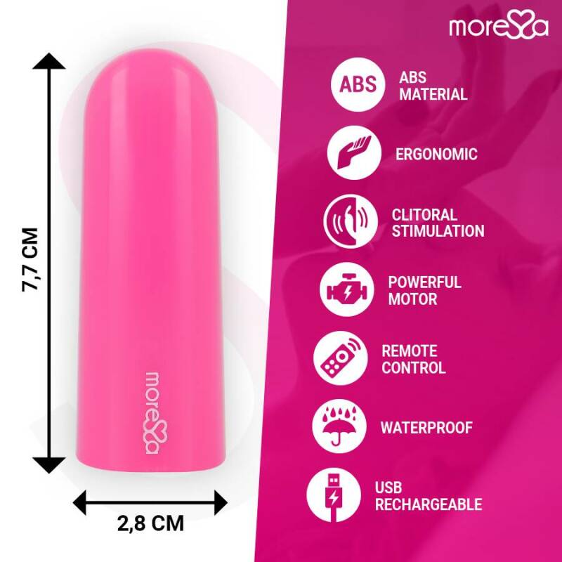 MORESSA - NIX VIBRATOR REMOTE CONTROL PINK