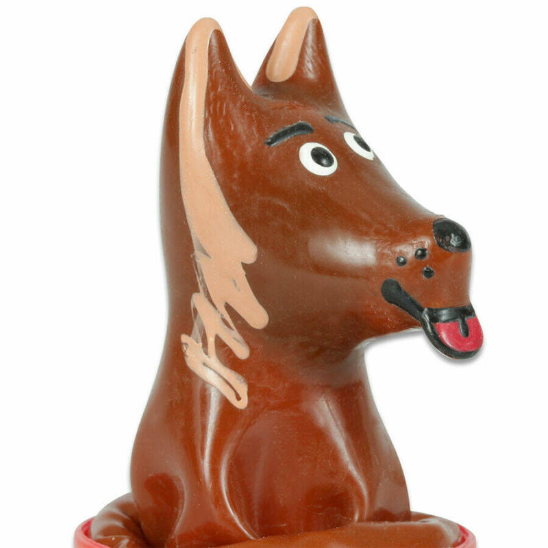 CONDOMERIE - HANDPAINTED NOVELTY CONDOMS DOG