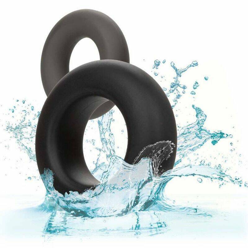 CALEXOTICS - ALPHA PROLONG SET OF 2 RING GREY