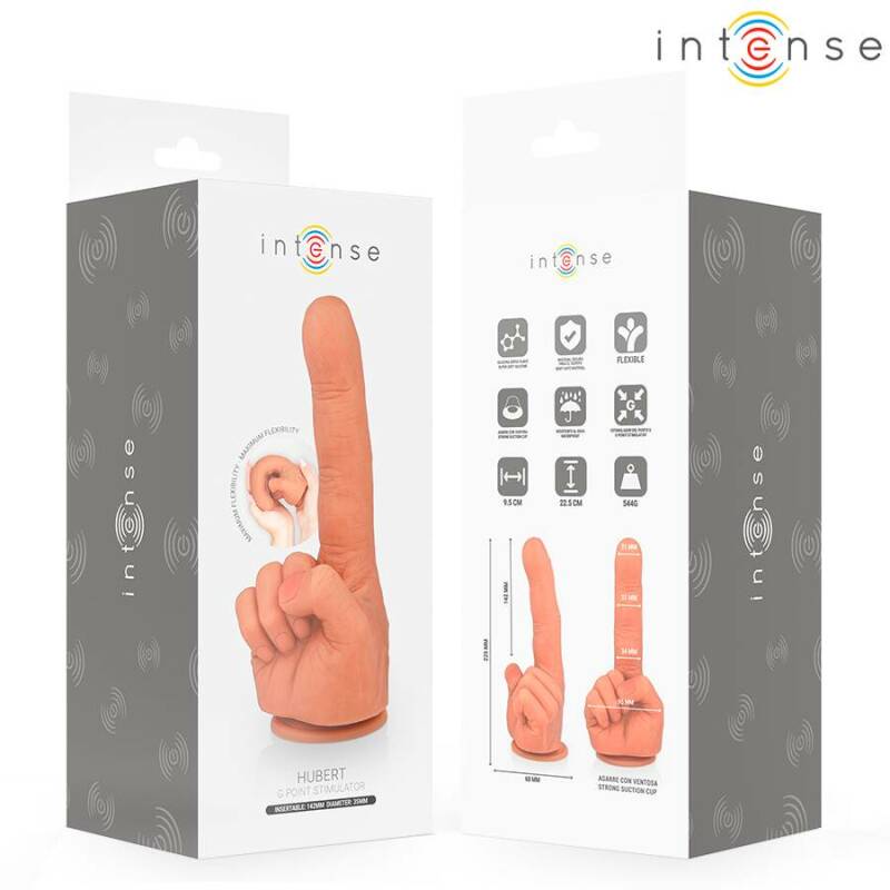 INTENSE - HUBERT G-SPOT STIMULATOR FLEXIBLE HAND 14.2 CM