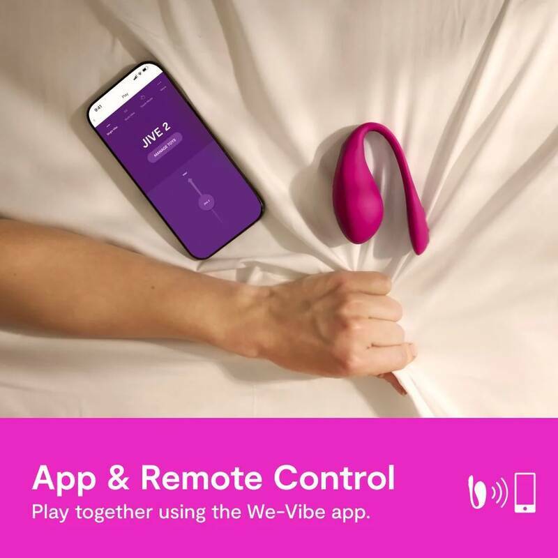 WE-VIBE - JIVE 2 WEARABLE EGG VIBRATOR ELECTRIC PINK