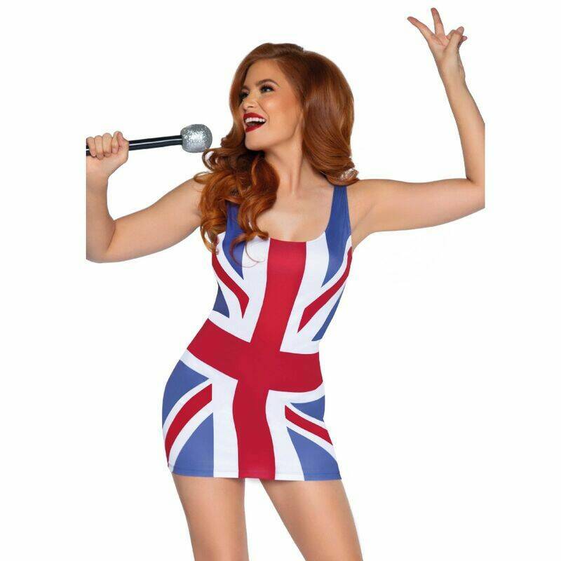 LEG AVENUE - COSTUME BRITISH FLAG M/L