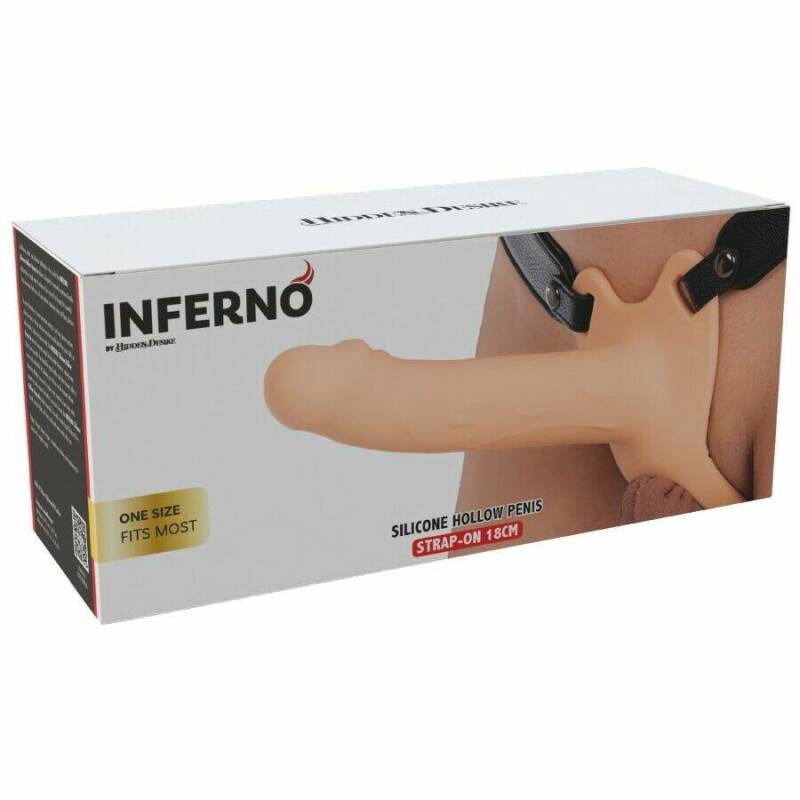 HIDDEN DESIRE - INFERNO PENIS SLEEVE STRAP-ON SILICONE 18 CM