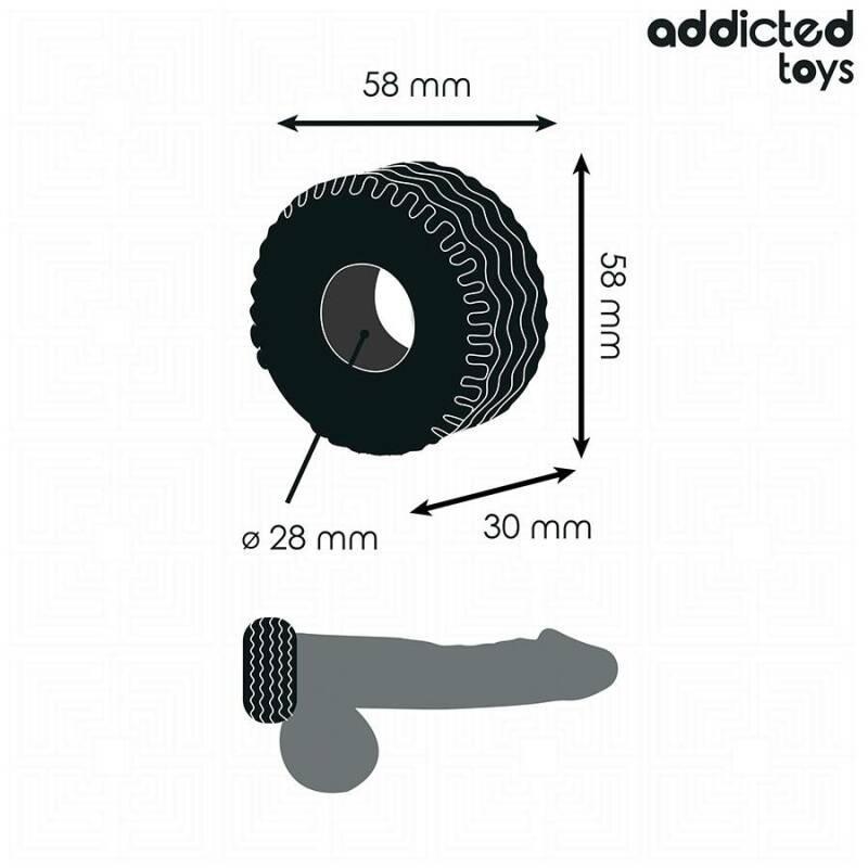 ADDICTED TOYS - EXTRA THICK COCK RING