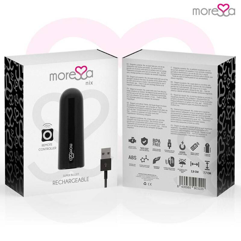 MORESSA - NIX VIBRATOR REMOTE CONTROL BLACK