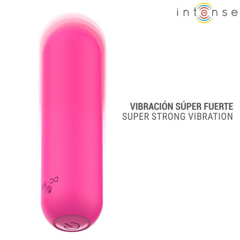 INTENSE - JUDY RECHARGEABLE VIBRATING BULLET WITH REMOTE CONTROL PINK