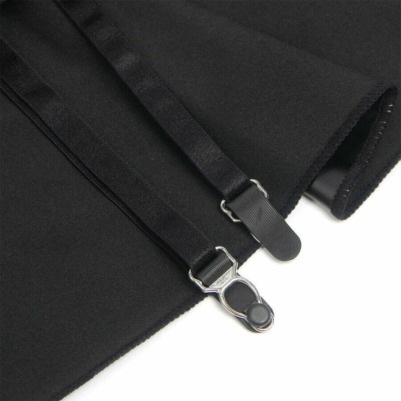 SUBBLIME - 957711 LACE ZIPPER LEATHER DRESS BLACK L/XL