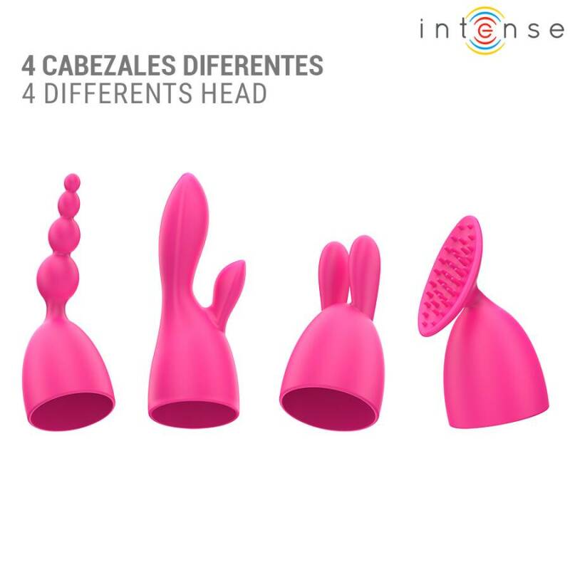 INTENSE - CHER VIBRATOR WITH 20 PATTERNS AND INTERCHANGEABLE HEADS