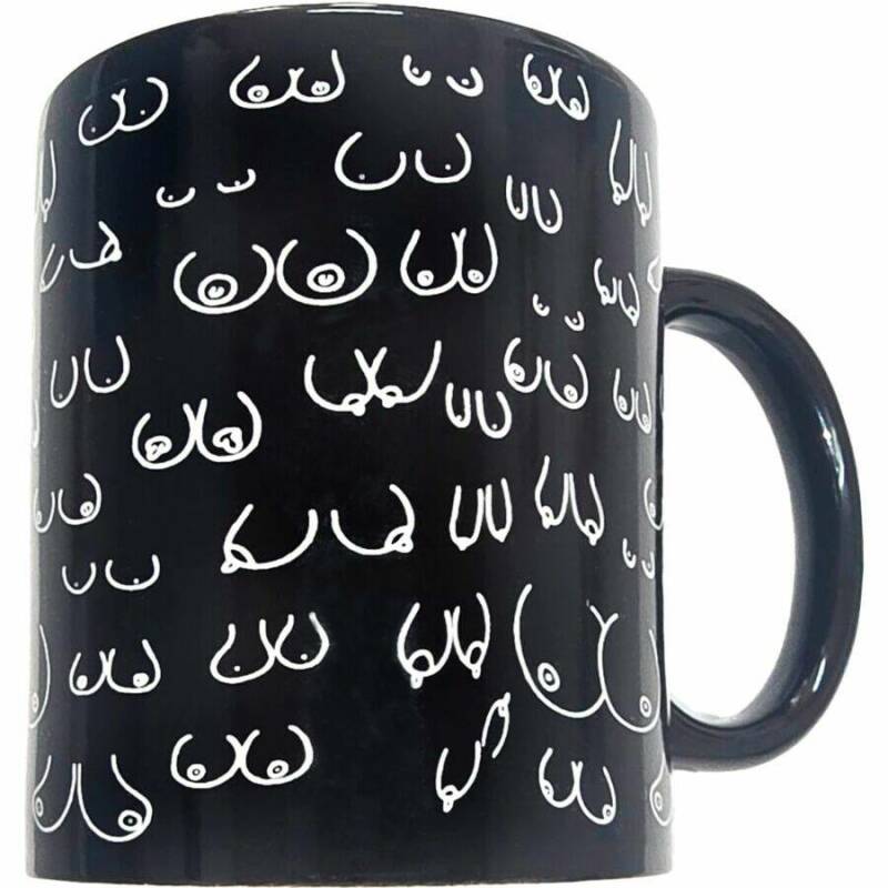 DIABLO PICANTE - BOOBS MUG BLACK 370 ML