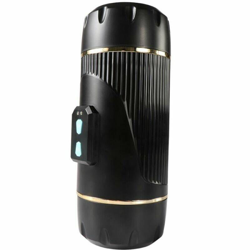 SHEQU - KAY DOUBLE MASTURBATOR WITH DUAL MOUTH AND VAGINA VIBRATION