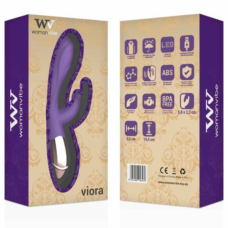 WOMANVIBE - VIORA SILICONE RECHARGEABLE VIBRATOR