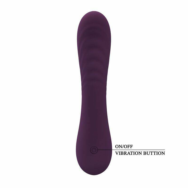 PRETTY LOVE - ALEXISROSE RECHARGEABLE VIBRATOR 10 FUNCTIONS PURPLE