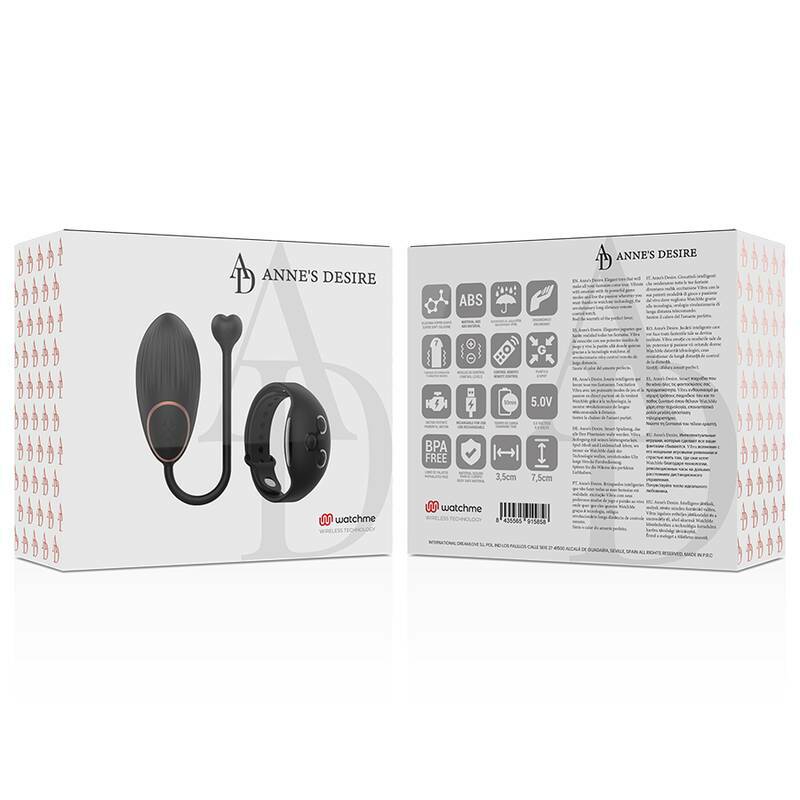 ANNE'S DESIRE - EGG REMOTE CONTROL TECHNOLOGY WATCHME BLACK