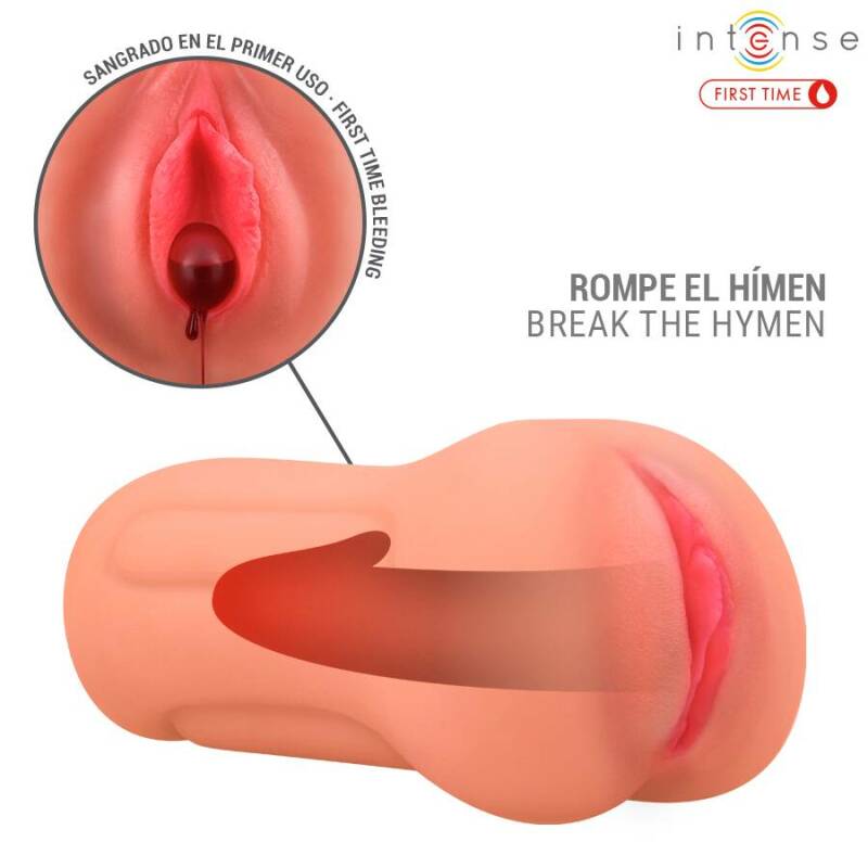 INTENSE FIRST TIME - ERIKA VIRGIN MASTURBATOR WITH BLEEDING