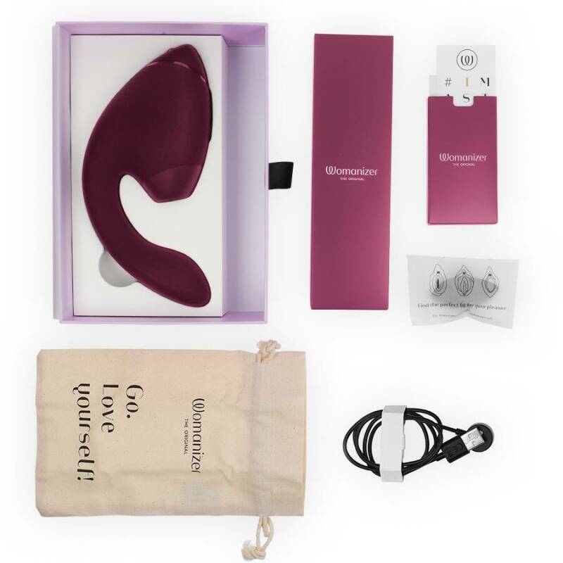WOMANIZER - DUO NEXT DUAL CLITORAL & G-SPOT STIMULATOR DUSKY PINK