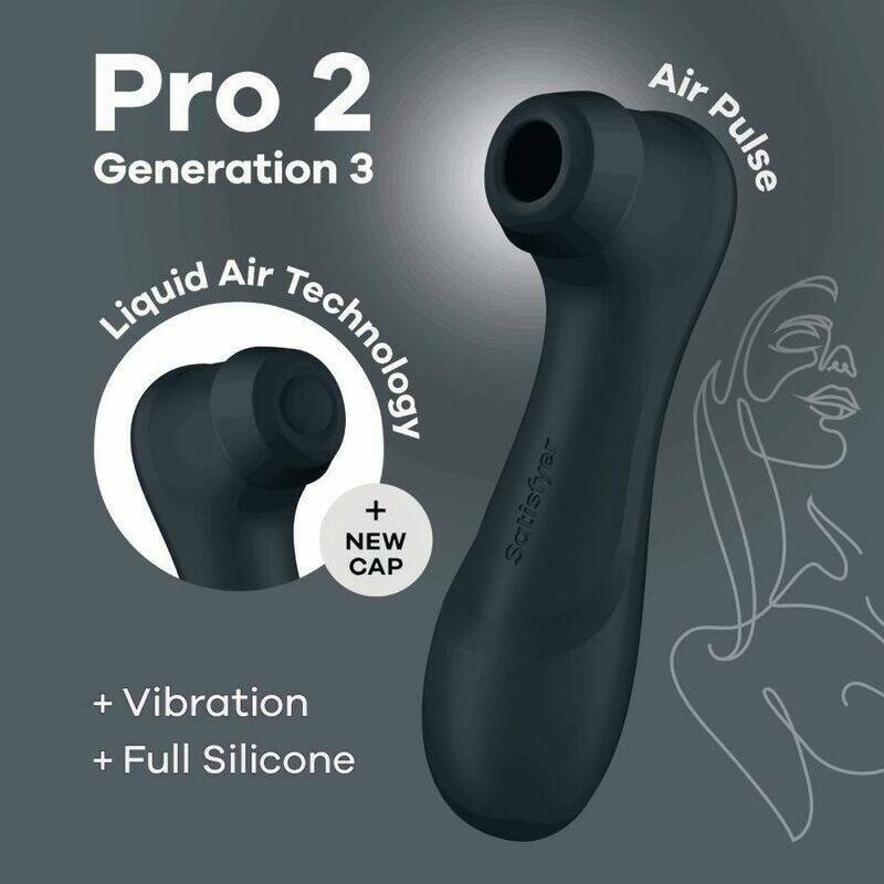 SATISFYER - PRO 2 GENERACIÓN 3 LIQUID AIR TECHNOLOGY NEGRO