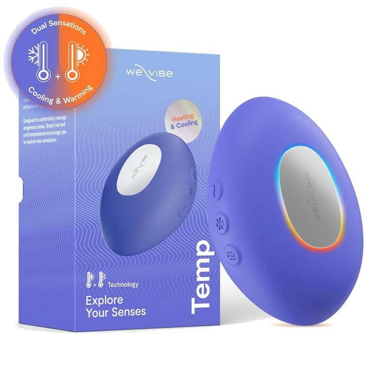 WE-VIBE - TEMP HEATING AND COOLING VIBRATOR LAVENDER BLUE
