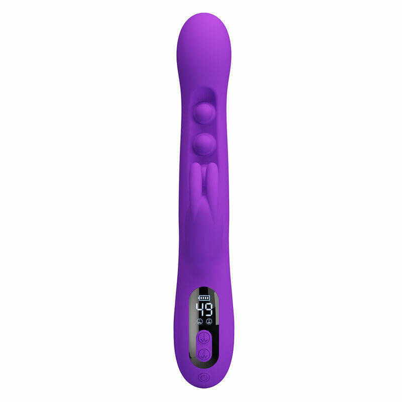 PRETTY LOVE - SABIEN RABBIT VIBRATOR WITH TAPPING STIMULATION AND PURPLE LED