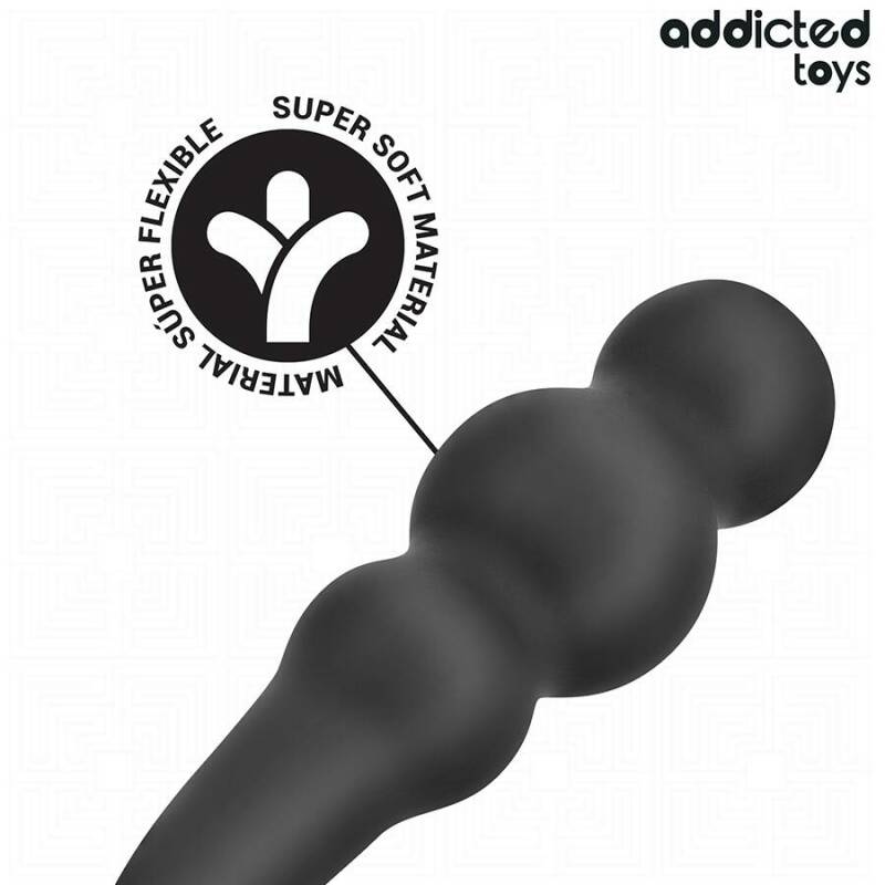 ADDICTED TOYS - ANAL PLUG WITH RING SILICONE MODEL 1