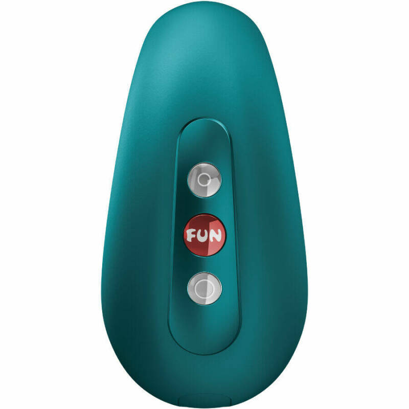 FUN FACTORY - CHERIE DOUBLE AIR PULSE VIBRATOR BOTTLE GREEN