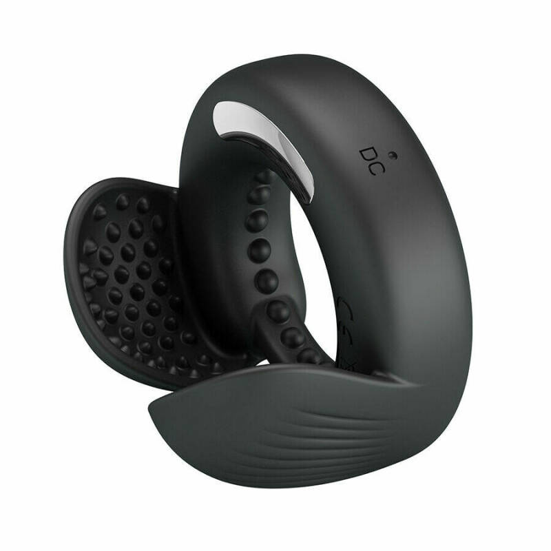 PRETTY LOVE - QUENTIN PENIS RING WITH TESTICULAR STIMULATOR