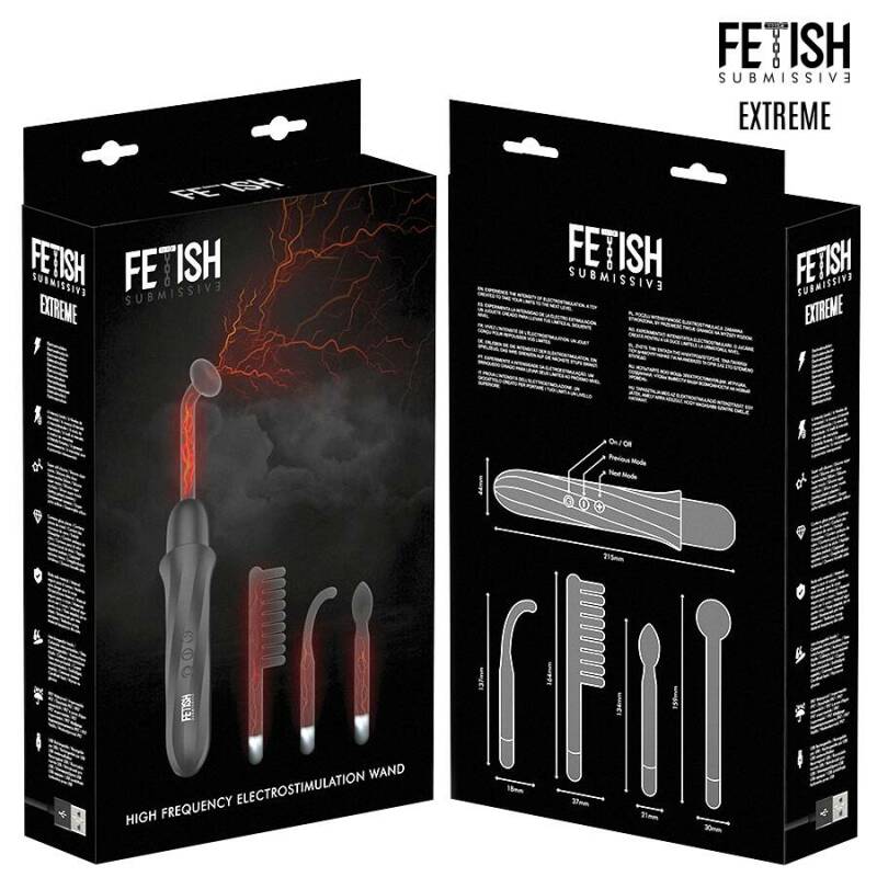 FETISH SUBMISSIVE - HIGH FREQUENCY ELECTROSTIMULATION WAND
