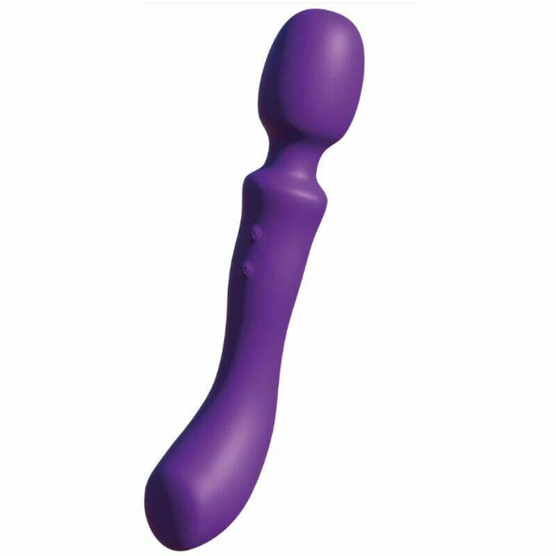 SHE.E.O - DOUBLE-ENDED VIBRATING MASSAGER WAND PURPLE