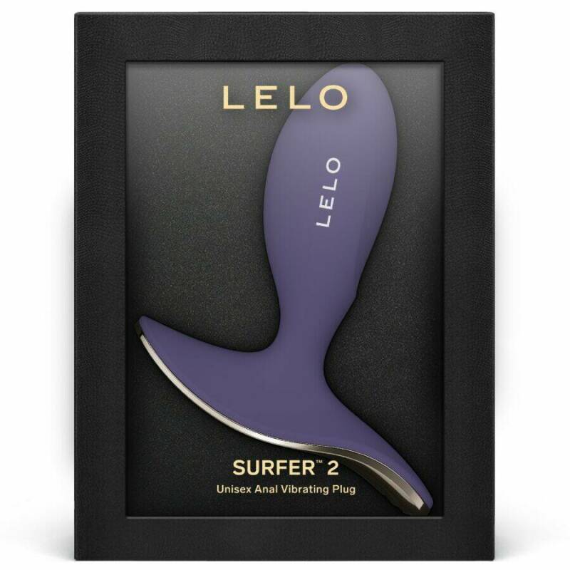 LELO - SURFER 2 UNISEX ANAL VIBRATING PLUG CYBER PURPLE