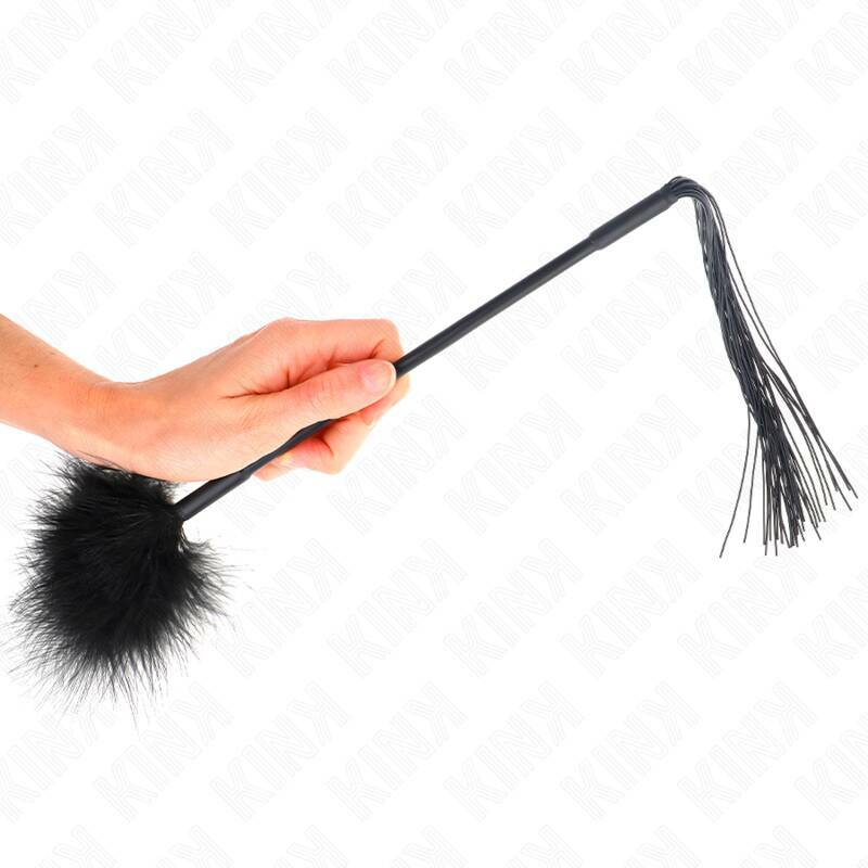KINK - SILICONE WHIP WITH FEATHERS FOR TICKLE 47 CM