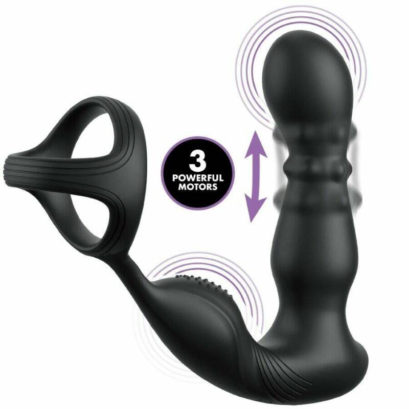ANAL FANTASY ELITE COLLECTION - VIBRATING ANAL RING AND MASSAGER WITH REMOTE CONTROL