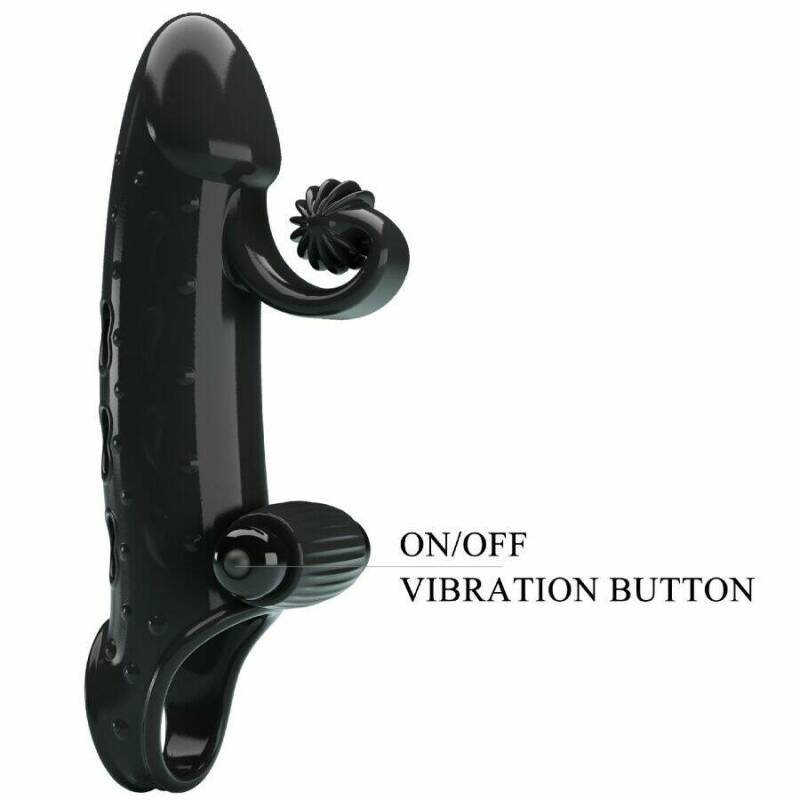 ROMANCE - VIBRATING PENIS SLEEVE BLACK