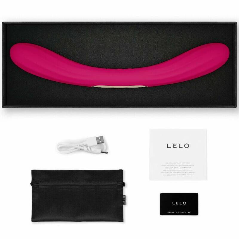 LELO - BOOMERANG DOUBLE ENDED VIBRATOR CERISE