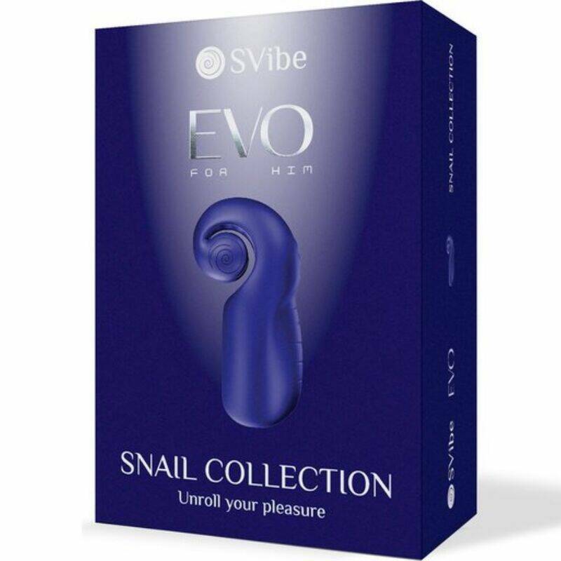 SNAIL VIBE - EVO FOR HIM MALE MASTURBATOR SLIDE NROLL DARK BLUE