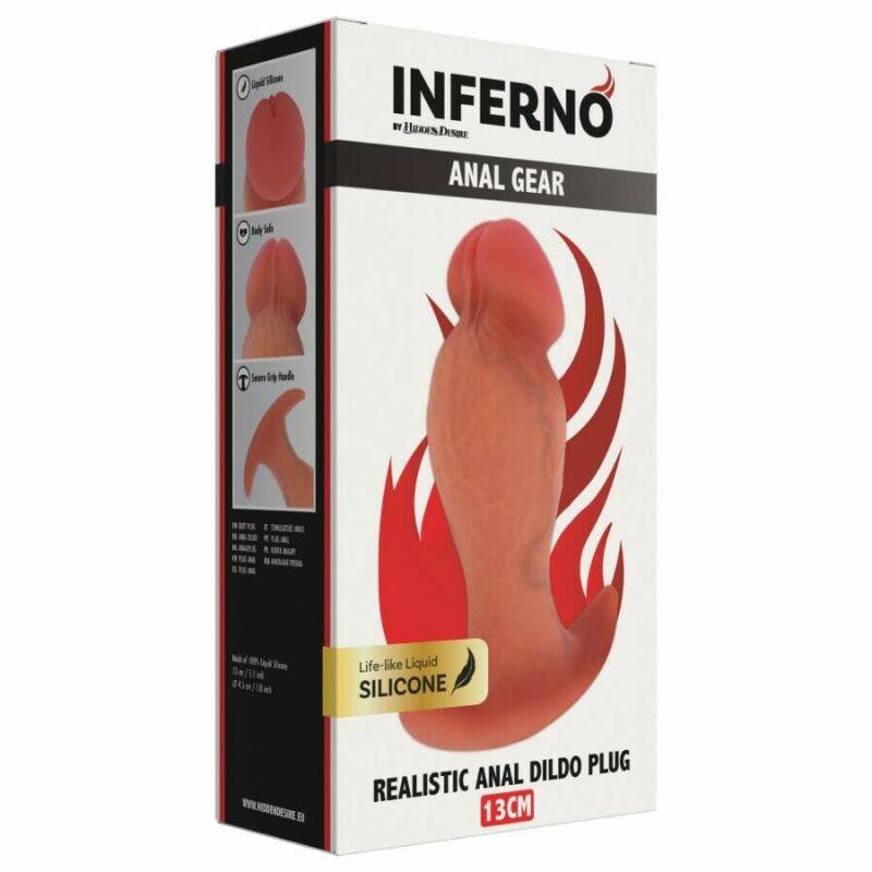 HIDDEN DESIRE - INFERNO REALISTIC BUTTPLUG 13 CM