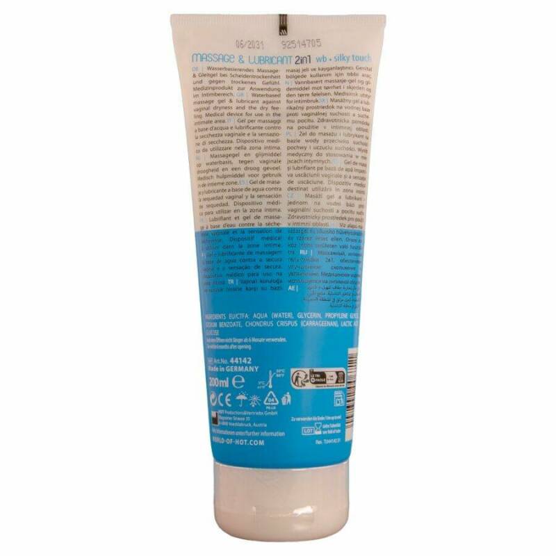 HOT - MASSAGE & GLIDE GEL 2IN1 SILKY TOUCH 200 ML