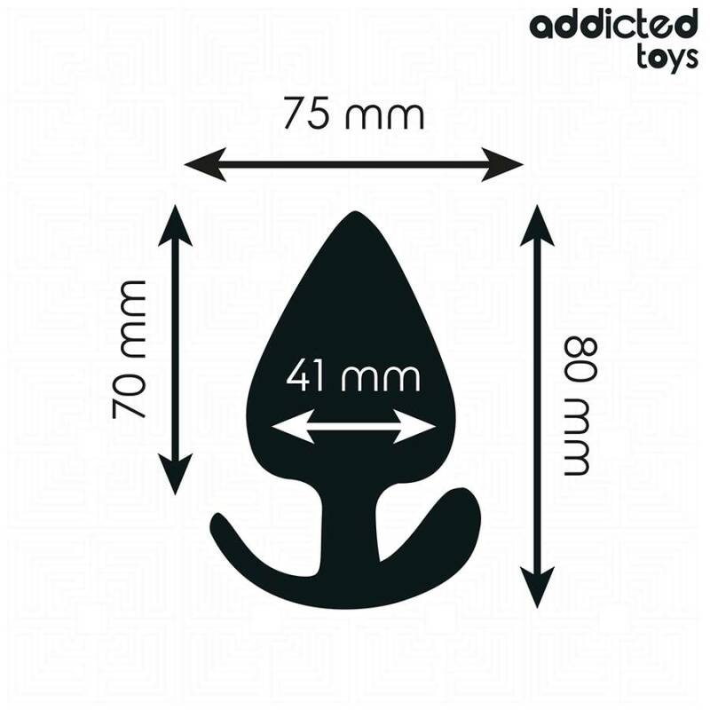 ADDICTED TOYS - ANAL PLUG SILICONE SIZE L 8 CM
