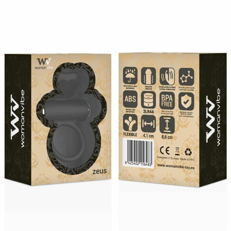 WOMANVIBE - ZEUS SILICONE VIBRATOR RING