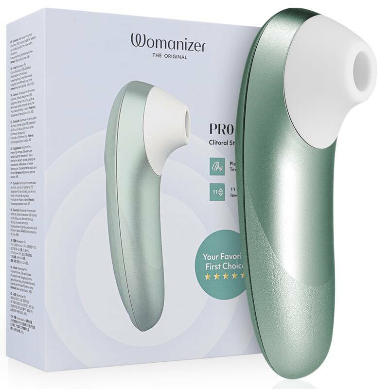 WOMANIZER - PRO VIBRANT CLITORAL STIMULATOR SAGE GREEN