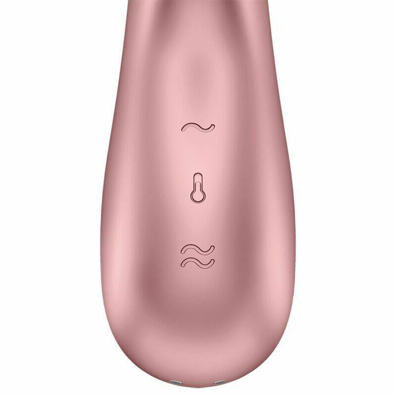 SATISFYER - HOT LOVER VIBRATOR ROSE & BEIGE