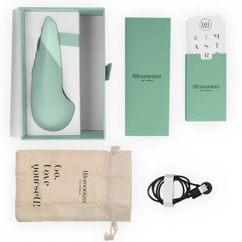 WOMANIZER - VIBE LAY-ON SILENT VIBRATOR SAGE