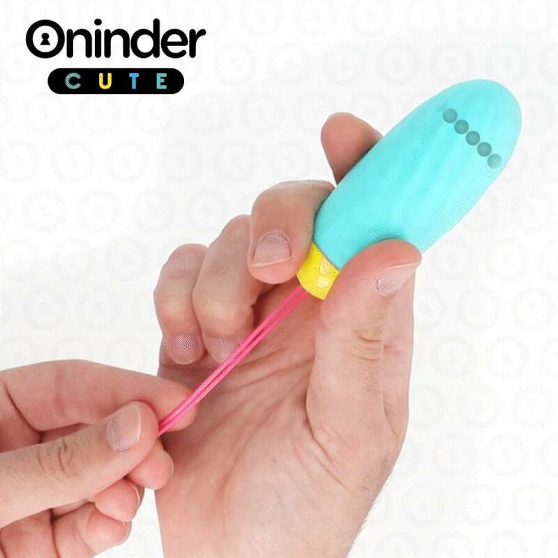 ONINDER CUTE - LOVE PLEASURE VIBRATING EGG - ROTATING SILICONE GEMS - FREE GLOBAL APP