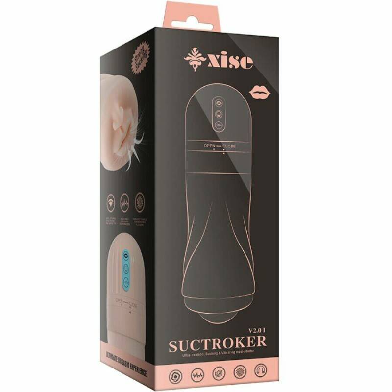 XISE - SUCTROKER V2.0 I MOUTH MASTURBATOR WITH VIBRATION