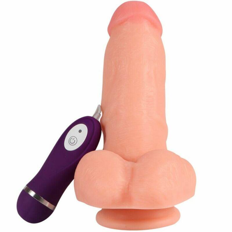 SHEQU - RED EAGLE VIBRATOR DILDO WITH REMOTE CONTROL 17 CM