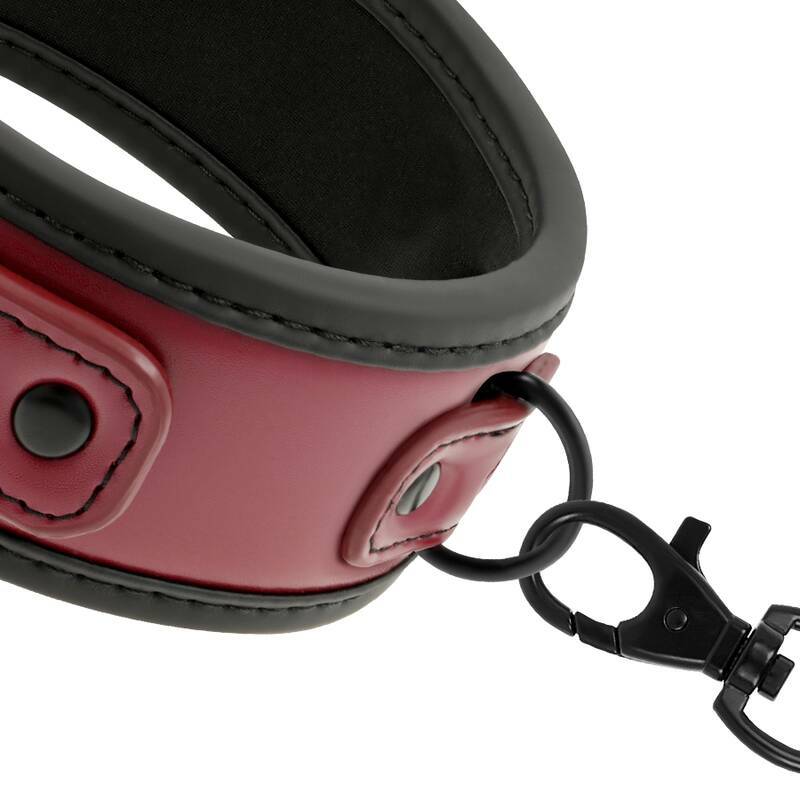 FETISH SUBMISSIVE DARK ROOM - NEOPRENE LINING CHAIN NECKLACE