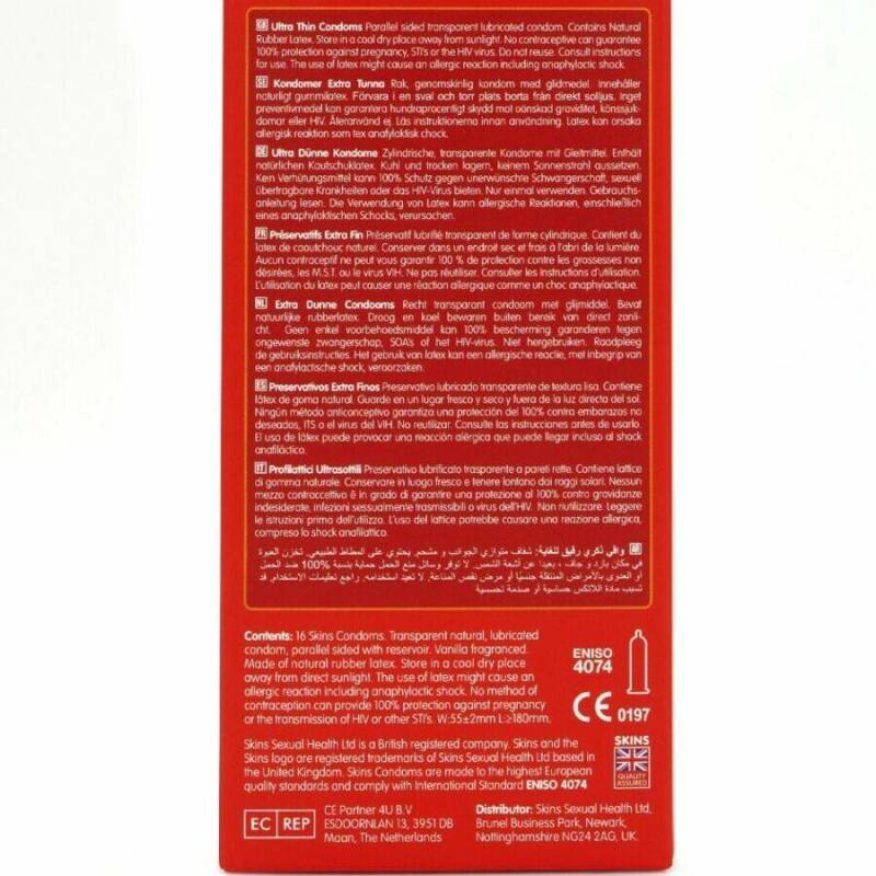 SKINS - ULTRA THIN PREMIUM CONDOMS PACK 16
