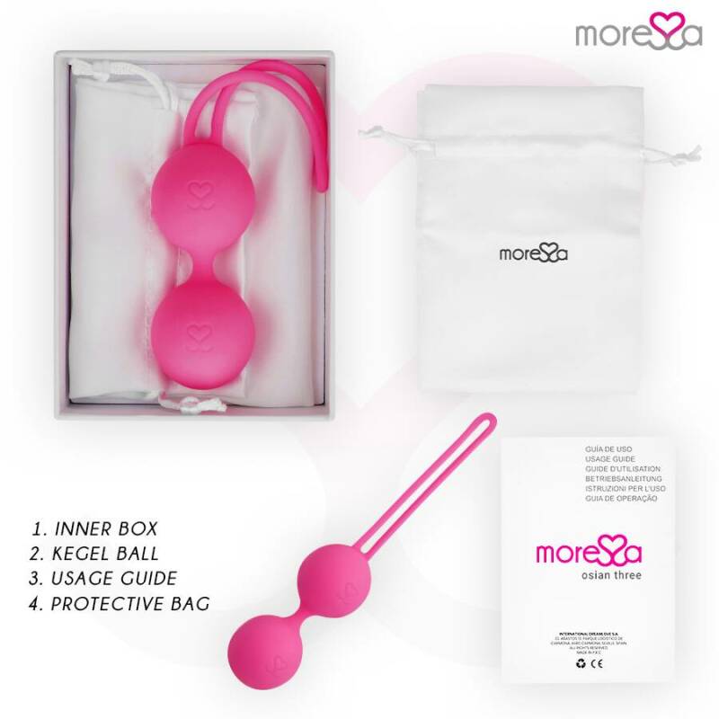 MORESSA - OSIAN THREE PREMIUM SILICONE PINK