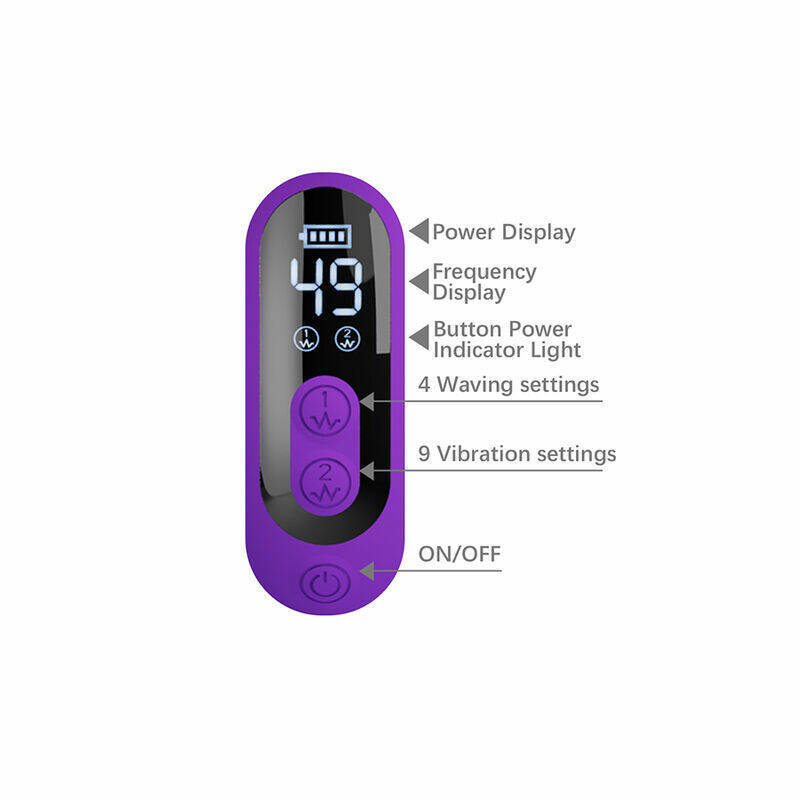 PRETTY LOVE - SABIEN RABBIT VIBRATOR WITH TAPPING STIMULATION AND PURPLE LED