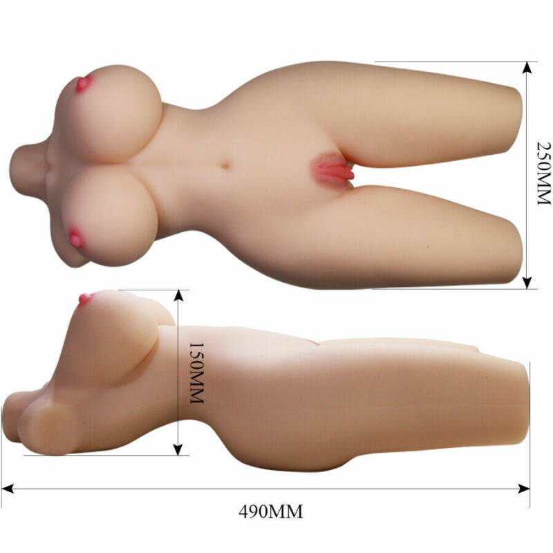 CRAZY BULL - TIFFANY REALISTIC FEMALE TORSO VAGINA AND ANAL 5.5 KG