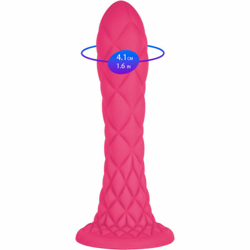 SILEXD - DREAMY DILDO FANTASY LIQUID SILICONE THERMOREACTIVE FUCHSIA 18.5 CM